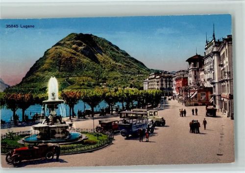 Lugano Rundfahrten, ca 1937 AK