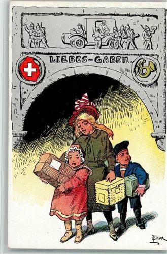 Kriegs-Wohlfahrtskarte - Liebesgaben - Kinder mit Paketen , sehr Offiz. Festpostkarte - 58. General versammlung der Katholiken 1911 ,sehr gute Erhaltung AK
