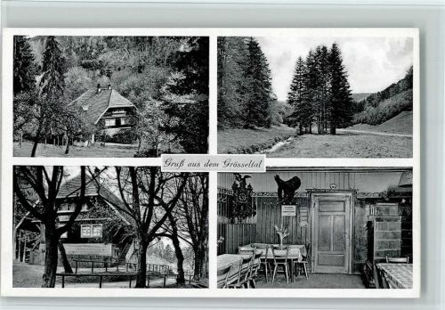 Neuenbürg Grösseltal, Gasthaus, gute Erhaltung AK