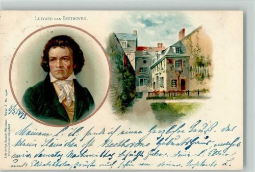 1899 und sein Wohnhaus - Litho Artist Anstalt Serie I Nr. 15918
