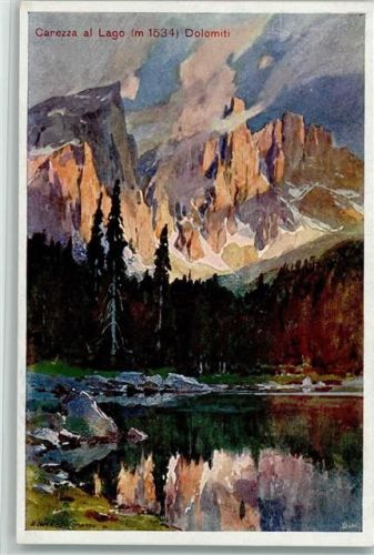 Verlag Amonn Q 14004 n - Carezza al Lago , Dolomiti Compton, E. H.