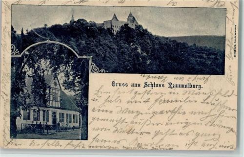 Mansfeld 1898 Schloss Rammelburg 2-Bildaufnahme