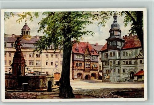 Eisenach 1925 Nr. 10 Verlag Mandt - Marktplatz AK