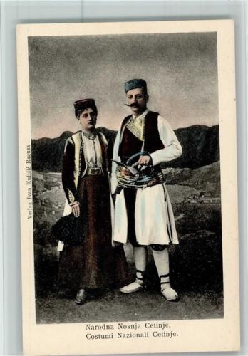 Cetinje Costumi Nazionali