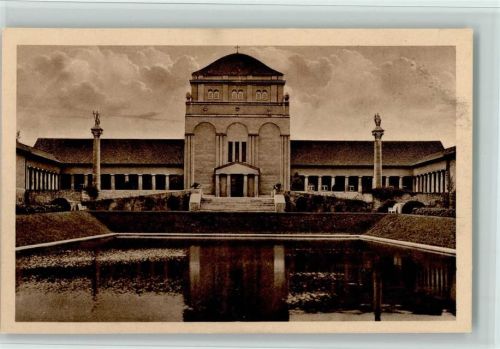 Halle Getraudenfriedhof - Hauptgebäude, gute Erhaltung AK