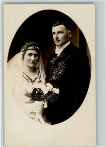 Brautpaar Foto AK