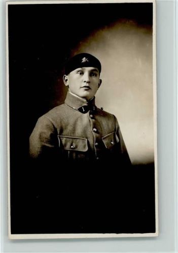 Foto AK Junge in Uniform