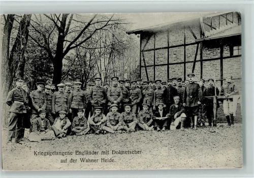 Wahn 1914 Kr. Serie 3 Nr. 21 Engländer mit Dolmetscher, gute Erhaltung AK