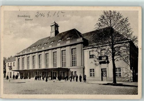 Bromberg 1915 Bahnhof
