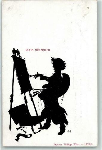 1900 Jaques Philipp Kunstverlag Wien - LVIII/2 Scherenschnitt
