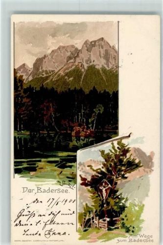 Grainau 1900 Badersee