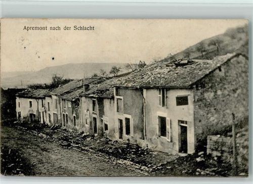 85220 Apremont - Zerstörte Häuser