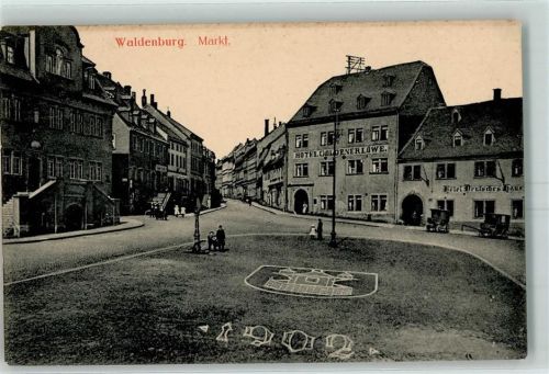 Waldenburg Markt Hotel Goldener Löwe Hotel Deutsches Haus