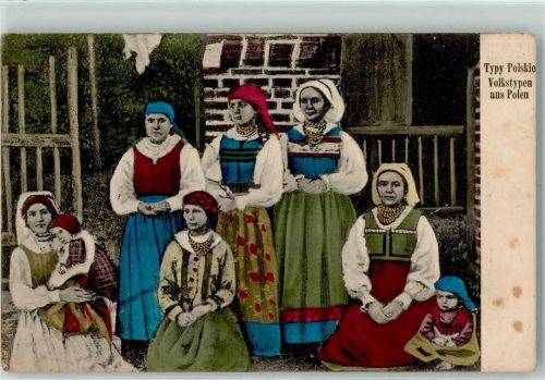 Typy Polskie Volkstypen aus Polen Tracht Polen