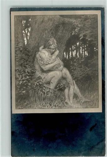 Nr. 48 Beichte Jugendstil AK