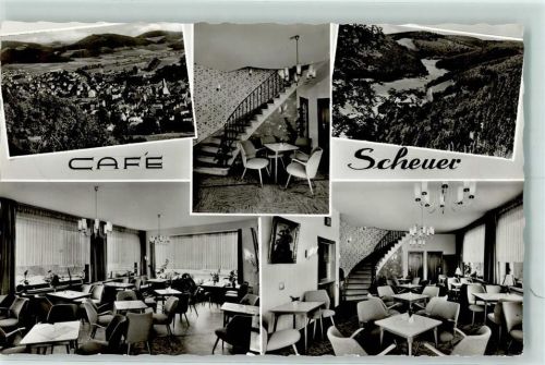 57334 W5928 Bad Laasphe - Cafe Konditorei Scheuer