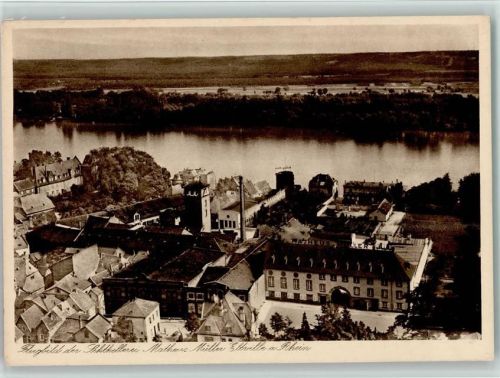 W6228 Eltville am Rhein Sektkellerei Math. Müller - Flugbild Sekt