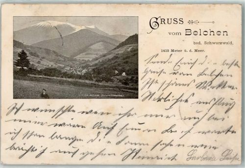 Belchen 1903 Posthilfstelle Belchen