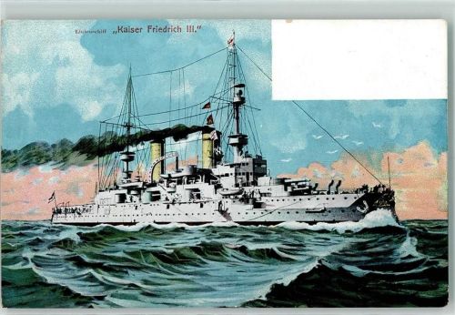 Linienschiff Kaiser Friedrich AK Marine 1900