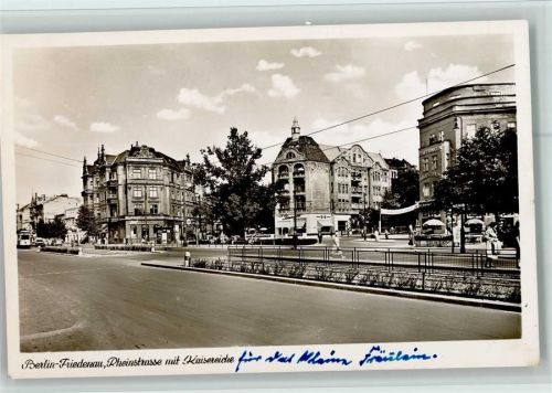 10115 W1000 Berlin, Friedenau - Rheinstrasse mit Kaisereiche