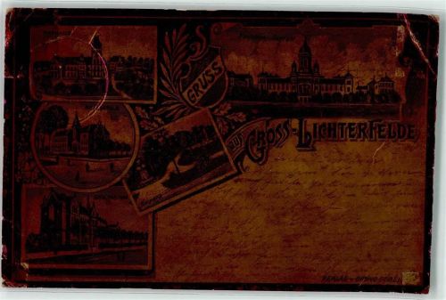 10115 W1000 Lichterfelde 1900 Gebrauchsspuren Gross-Lichterfelde