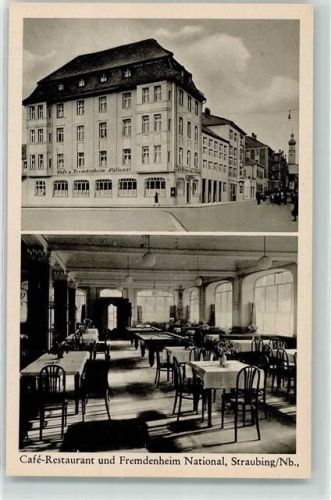 Straubing Cafe Gasthaus Fremdenheim National