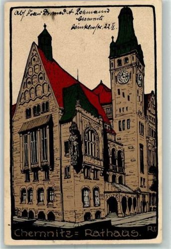 Chemnitz Rathaus sign