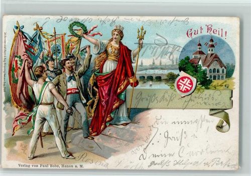 1898 Gut Heil - Turnfest AK