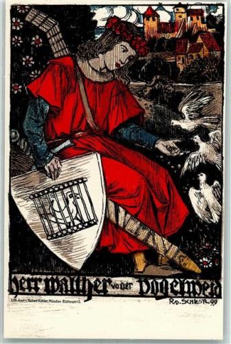 Herr Walther von der Vogelweide Tauben Minnesänger