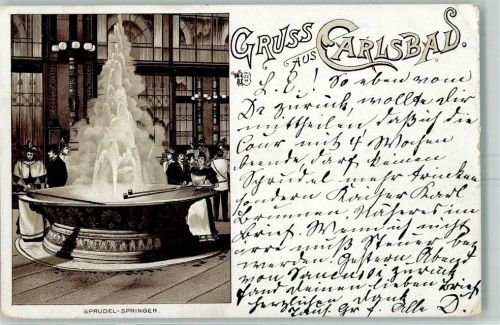 Karlovy Vary Druck 1890 - 1895 Gruss aus Lithographie AK