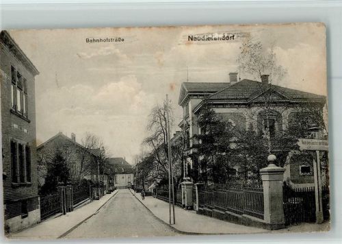 Neudietendorf Bahnhofstraße Feldpoststempel