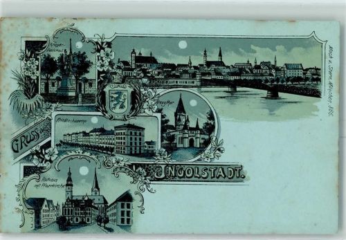 Ingolstadt 1898 Gruss aus Verlag Moch & Stern 866 AK