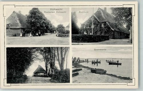 24321 W2322 Hohwacht Ostsee 1907 - Restaurant Buchholz Schlampmühl Verlag Klopp Nr. 14