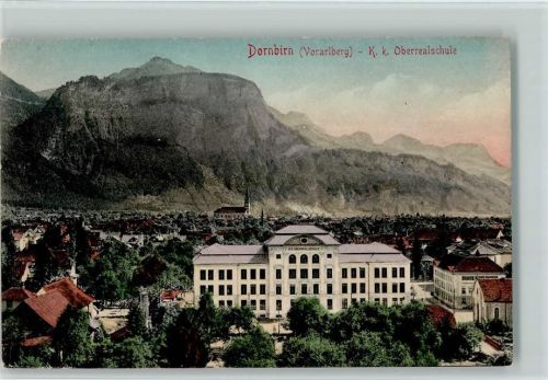 6850 Dornbirn 1911 - Oberrealschule AK Verlag Stengel 36362