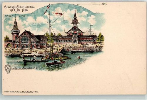 Treptow Gewerbe-Ausstellung 1896 Fischerei-Ausstellung