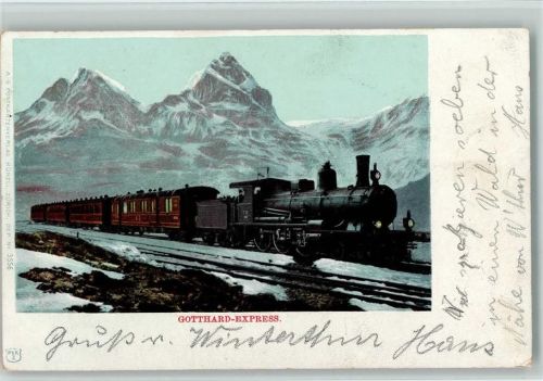 1901 Gotthard Express - Verlag Künzli 3556 AK