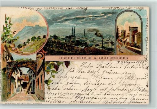 Obernai 1903 Gruss aus - Odilienberg AK