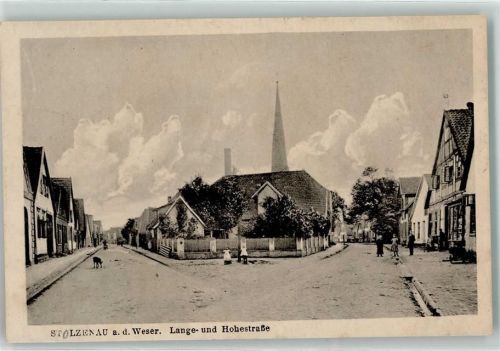 Stolzenau Langestraße und Hohestraße Hund