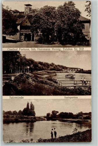 Salzmünde Gasthaus Fortuna Saale