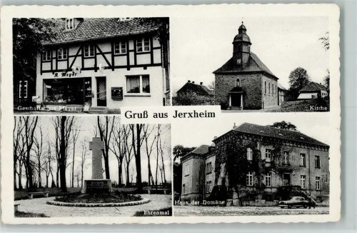 Jerxheim 1954 Kriegerdenkmal, Geschäftshaus Meyer
