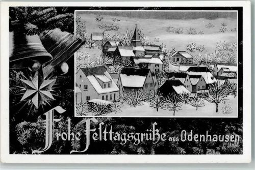 Odenhausen Weihnachten - Glocken, Winter AK
