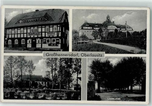 Großhennersdorf Landpost Grosshennersdorf Gasthaus Linden-Allee Katharinenhof