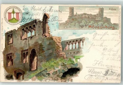 Münzenberg 1902 Burg Münzberg