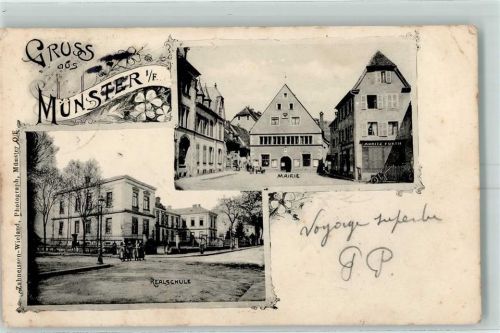 68140 Munster Münster 1907 - Mairie Realschule