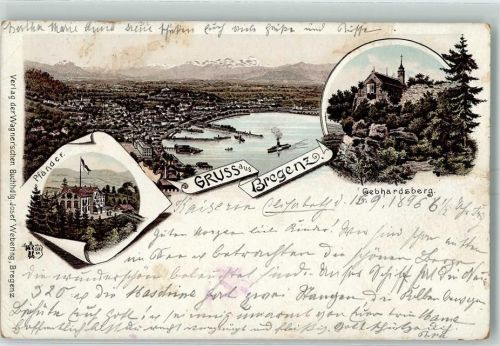 Österr. Post Odensee 1896 Phila Gebrauchsspuren