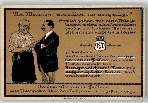 Duderstadt Werbung Feilen Deutsche Feilen und Maschinenfabriken