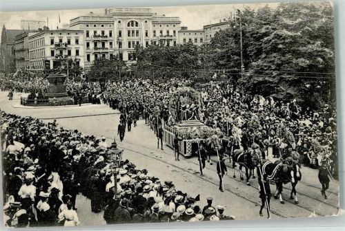 Breslau 1907 Festzug des VII. Deutschen Sänger Bundesfest