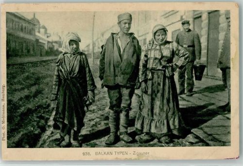 Nr. 938 Balkan Typen Zigeuner 1917