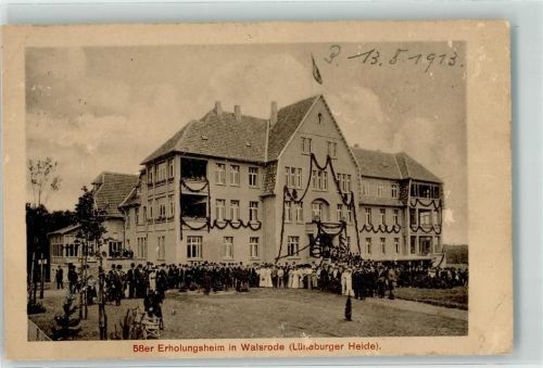 Walsrode 1913 58er Erholungsheim Verein für Handlungs- Commis Kaufmännischer Verein Sitz in Hamburg