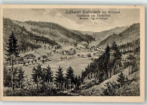 75337 W7546 Enzklösterle - Gasthaus zur Enztallust